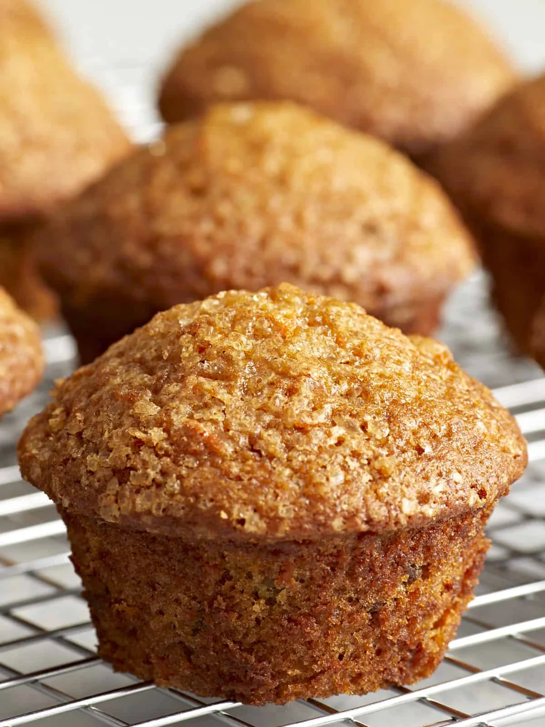 Carrot cake protein muffins